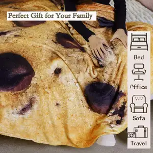 Manta de franela con impresión Digital personalizada, manta de doble cara para galletas de lana para invierno, venta al por mayor