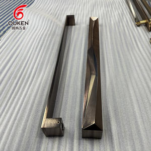 Manija de puerta de madera principal de entrada delantera, manija de puerta de baño, manija de puerta larga de doble cara - Product Image 6