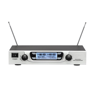 DH-766 hát <span class=keywords><strong>VHF</strong></span> Micro không dây 2CH nửa kim loại cầm tay microfone cho hội nghị/gia đình KTV/sân khấu/Giảng Dạy - Product Image 6
