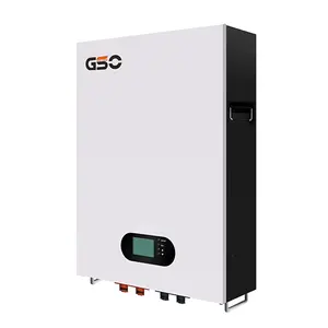 Suporte solar de parede, 5kw 10kw lifepo4 bateria de íon de lítio 24v 48v 50ah 100ah 200ah 300ah 400ah energia energia powerwall de armazenamento