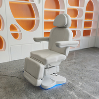 Multifunktionale Salonmöbel 4-Motoren Elektrische Gesichtsmassageliege Moderne Verstellbare Rotierende Kosmetik-Spa-Schönheitsliege