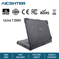 Ordinateur portable robuste IP65 17,3 pouces, ordinateur portable industriel RTX 5080 16 Go, OEM ODM, logo personnalisé, couleur personnalisée, ordinateur portable