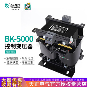 Transformateur de contrôle monophasé Tengen 5000VA 380V vers 220V, transformateur d'isolement à double enroulement immergé dans l'huile - Product Image 5