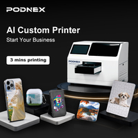 Impresora UV Plana PodNEX A3, Máquina de Impresión de Carcasas de Teléfono, Impresora UV Plana A3 para Productos Personalizados