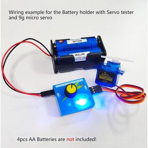 Micro Servo SG90 9g 180 Grados con Probador, Controlador, Fuente de Alimentación y Caja para Juguetes RC - Product Image 6