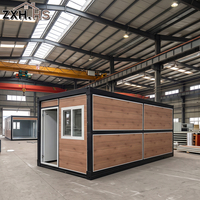 Maison conteneur pliable sur mesure pour dortoirs de travailleurs et hébergements de camps