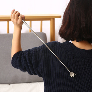 Extendable <b>Back</b> <b>Scratcher</b> Stainless Steel Telescopic Household Cleaning Tool - Product Image 3