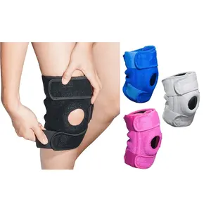 Custom sport breathable adjustable silicone rom gel knee brace support guard rodillera warming cool orthopedic medical strap