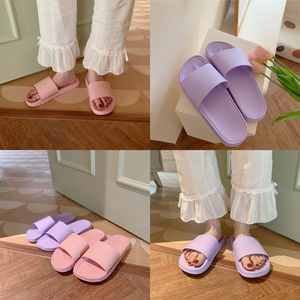 XIXIXITIAO pantoufles épaisses et confortables en caoutchouc de haute qualité chaussures d'été décontractées pour la plage pantoufles antidérapantes pour la chambre des femmes - Product Image 6