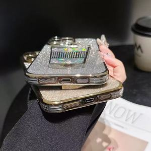 Custodia XP1128 Compatibile con <span class=keywords><strong>iPhone</strong></span> 16, Placcatura Colorata con Gradiente Glitterato, Cover Protettiva Antiurto per <span class=keywords><strong>Apple</strong></span> 15 <span class=keywords><strong>Pro</strong></span> - Product Image 3