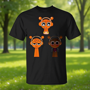 Camiseta Oren All Phases Sprunky Jevin Raddy Simon para adulto, unisex, negra, 100 algodón, con estampado gráfico - Product Image 3