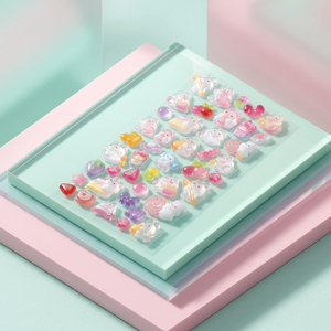 Bonbon Drop Capsule <b>Stickers</b> 16 PCS Korean Cute 3D Puffy Jelly Waterproof PVC Deco <b>Sticker</b> <b>Diary</b> Planner Phone Bulk Distributor - Product Image 3