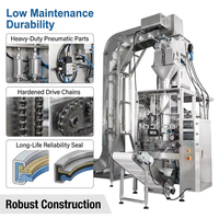 Machine d'emballage automatique de glaçons granulaires à grande vitesse de qualité commerciale, avec unité de scellage anti-fuite pour glaçons solides verticaux