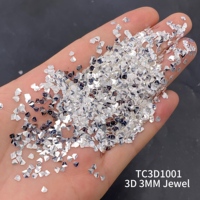 Soldes |   Paillettes pour ongles en vrac, strass irisés, paillettes 3D en diamant, poudre de paillettes pour l'artisanat des ongles, projets de bricolage, 500 g/sac, usine