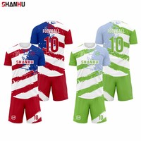 Camiseta de Fútbol en Oferta, Uniforme Personalizado para Equipos Escolares, Ligero, para Estudiantes, Competencia de Fútbol, Entrenamiento, Actividad Deportiva