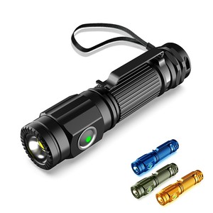 Torcia LED Professionale 2000LM, Impermeabile IP66, 1200mAh, Fascio Regolabile, in Lega di Alluminio, per Campeggio, Sicurezza, Pattugliamento, Uso Industriale - Product Image 2
