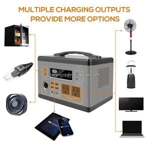 300W Portable Energy Storage Lithium Battery AC 110V Outdoor USB Backup Solar Generator Home Power Station for Camping - Product Image 4