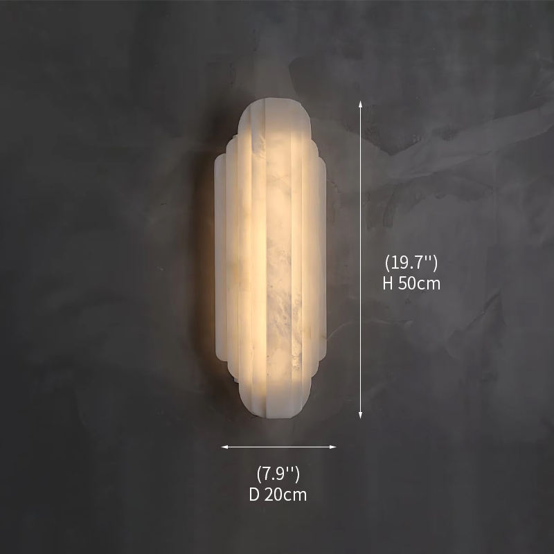 White / Dia 20cm x H 50cm / D 7.9" x H 19.7"