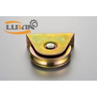 La porte coulissante finie par zinc résistante roule le rouleau interne de roue de porte avec des accessoires de porte de support
