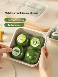Caja de embalaje cuadrada de pulpa, paquete de <span class=keywords><strong>4</strong></span>, con soporte para papel de aluminio, adhesivo para sello de sabor, para pasteles, almuerzos, regalos, tapa transparente, grabado en relieve - Product Image 4