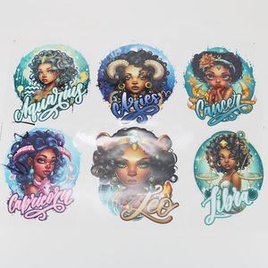 Vente en gros de vêtements plastisol prêt à presser DTF transfert de chaleur conceptions logo fer sur autocollant pour T-shirts - Product Image 5