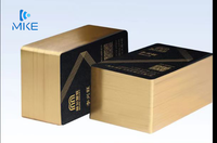 Colorful Card Paper Foil Edge square Paper Cards