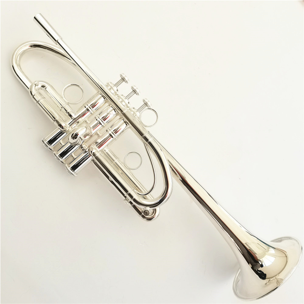 トランペット楽器 トランペット C トランペット シルバーメッキ