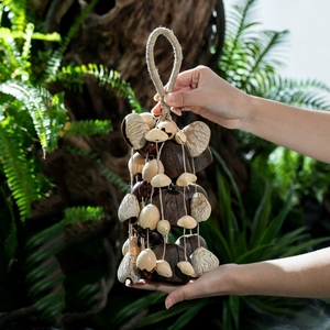 Wholesale Handmade Natural Fruit Shell Rattle <b>Wind</b> <b>Chime</b>, Multiple Style Hanging Bell For Yoga Sound Therapy - Product Image 6