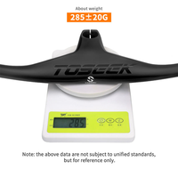 Tige de Guidon VTT en Fibre de Carbone T700 Personnalisée en Usine, Longueur 80/90/100/110mm, Diamètre 28.6mm, Largeur 28.6mm, Tige de VTT OEM ODM