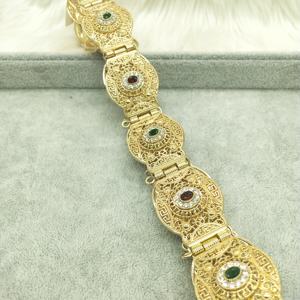 C <span class=keywords><strong>Ceinture</strong></span> <span class=keywords><strong>Marocaine</strong></span> Chaîne de Taille Femmes Caftan <span class=keywords><strong>Ceinture</strong></span> Or <span class=keywords><strong>Argent</strong></span> Couleur Strass Cristal Bijoux De Mariage Punk Nouveau - Product Image 1