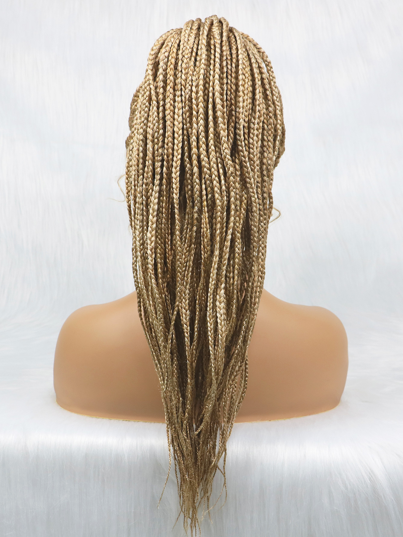Perruque Tressée Africaine Cheveux Humains Noire - Rastas - Longueur 32 Pouces