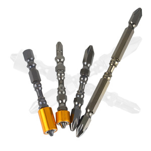 4 Piece Black Oxide <b>Screwdriver</b> <b>Bits</b> <b>Set</b> 100 Mm Phillips Cross Head S2 Steel Industrial Grade - Product Image 1