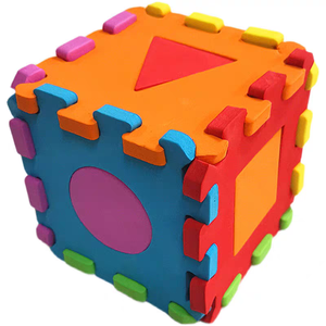 Tappetino Puzzle in Schiuma EVA <span class=keywords><strong>con</strong></span> Forme, Lettere e <span class=keywords><strong>Numeri</strong></span>, Gioco Educativo Progettato per Bambini - Product Image 2