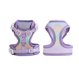 SinSky Manufacturer New Design Rainbow <strong>Cat</strong> Dog <strong>Harness</strong> Set Hard Wearing Terylene Walking Dog <strong>Cat</strong> <strong>Harness</strong> and Leash - Product Image 1