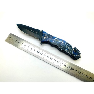 In acciaio inossidabile tipo materiale utility da esterno tattico di sopravvivenza campeggio pieghevole coltello da tasca caccia - Product Image 1