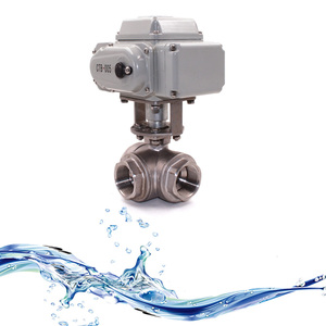 Vanne motorisée à 3 voies avec angle de rotation de 0 à 90 degrés, arrêt automatique de l'eau, avec boîtier extérieur en fonte sous pression en alliage d'aluminium - Product Image 6