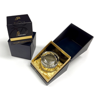 Boîte cadeau en papier rigide de luxe recyclable personnalisée, boîte à rabat pour crème pour le visage, soins de la peau, huiles essentielles, bougies