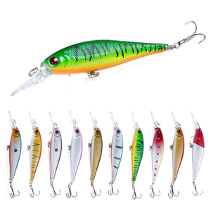 Leurre de pêche artificiel en plastique dur flottant, type Minnow, Wobbler, Jerkbait, pour pêche en eau peu profonde, 10.5CM-9.5G, Vente en gros - Product Image 4