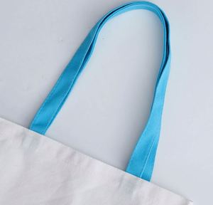 Custom Logo Plain Large Size Printed Eco Friendly Reusable <b>Beach</b> Shopping Tote Bag Cotton <b>Canvas</b> Grocery Bag - Product Image 6