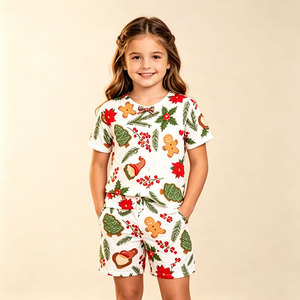 Pijamas navideños para mujer, conjunto de manga corta, pijamas festivos, ropa de dormir suave, conjunto familiar, pijamas personalizados para mujer - Product Image 3
