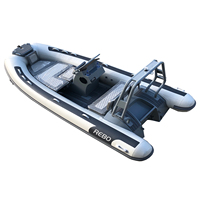 Bateau de pêche Zodiac RIB420 en PVC/Hypalon/Orca, 14 pieds, bateau pneumatique rigide en aluminium SP à vendre