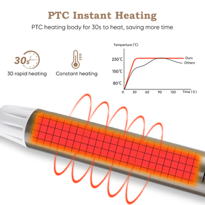 Baguette à friser de marque privée rotative automatique en céramique de titane de 25mm/28mm/32mm - Product Image 4