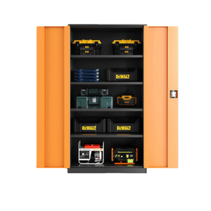 Precio <span class=keywords><strong>de</strong></span> Fábrica, Color Negro y Naranja, Cinco Niveles, Diseño Reforzado, Gabinete <span class=keywords><strong>de</strong></span> Almacenamiento Vertical <span class=keywords><strong>de</strong></span> <span class=keywords><strong>Herramientas</strong></span> Económico - Product Image 1