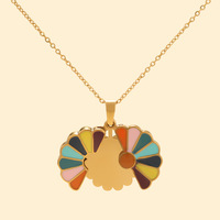 Collier en acier inoxydable personnalisé avec nom et lettre, pendentif émaillé, messages cachés, médaillon marguerite révélateur, vente en gros d'usine