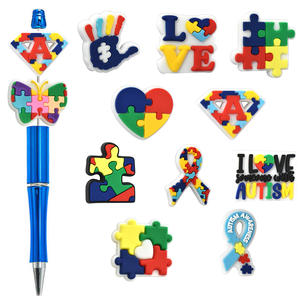 ชุดลูกปัดพีวีซีสำหรับปักท็อปเปอร์ปากกาเน้นสี่เหลี่ยมรับรู้ความเป็นออทิสติก - Product Image 1