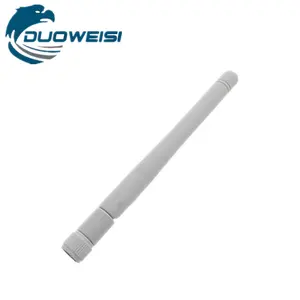 2.4G 3DB omnidirectionnel blanc module WIFI sans fil antenne pliante hérissés blanc broche caméra Longueur d'antenne: 109MM