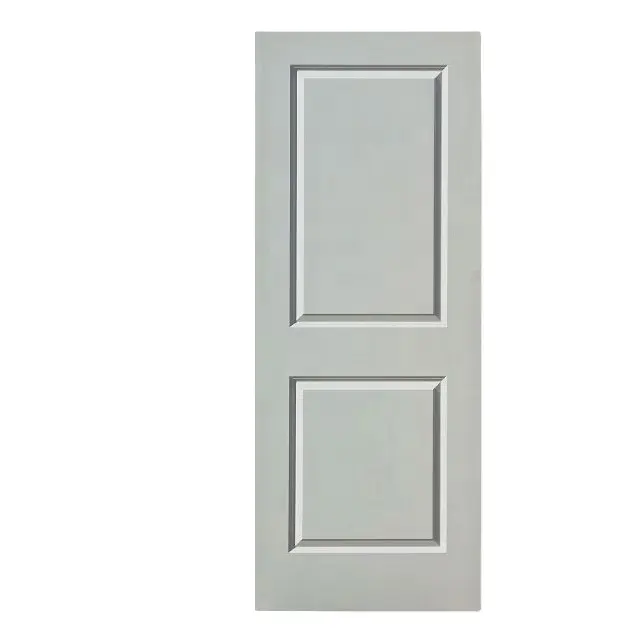 Prehung interior door 2 square panel white primer doors with door jamb