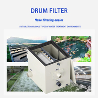 20 filtre à tambour miniature filtre à tambour pour la maison familiale convient pour l'aquaculture étang à poissons koi piscine