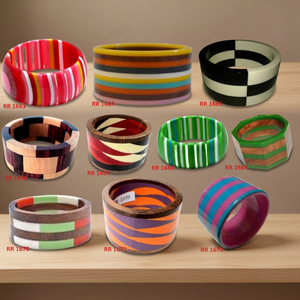 BS INTERNATIONAL Nuevas Pulseras de Resina Color Marfil a la Moda para Mujer, Ecológicas, de Alta Calidad, con Forma de Bola Religiosa, Personalizadas para Boda - Product Image 1