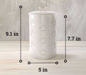 Urne commémorative en céramique pour animaux de compagnie, design mignon pour cendres de chat et de chien, conteneur de crémation, cadeau souvenir - Product Image 2